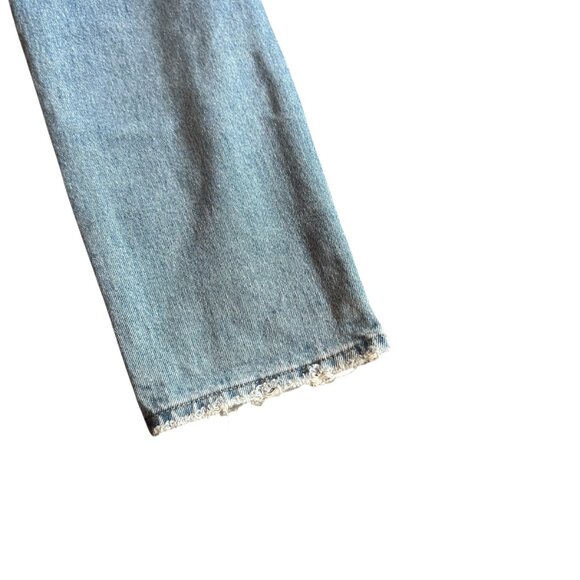 Good American Weekender Relaxed Fit Jeans Light Wash Casual Stretch Size 2/26 - Picture 9 of 12